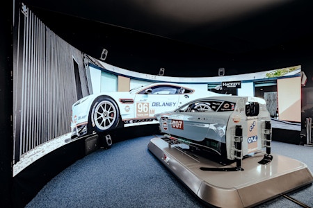 The CAVE motor racing simulator facility in Seinäjoki, Finland.